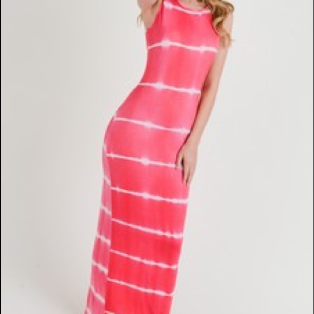 Knit Tie Dye Maxi Dress